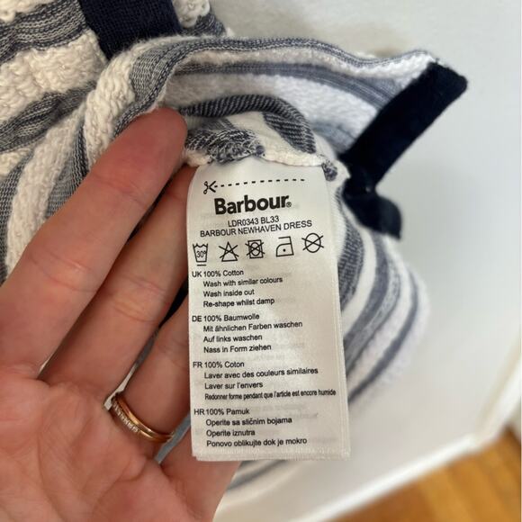 Barbour Women’s Newhaven Dress in Chambray Stripe - Size 8 - Picture 12 of 12